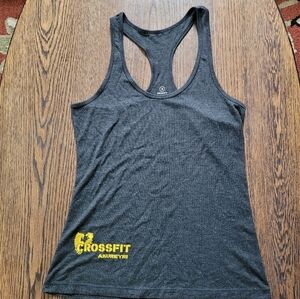 Northern Spirit Crossfit Gray Racerback Activewear Tank Top Size Women's Small